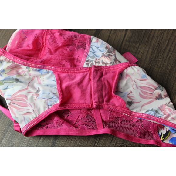 Victoria's Secret X Mary Katrantzou teddy bright pink floral collaboration XS - Picture 6 of 6